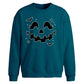 Halloween Pumpkin Face Oversize Sweatshirt