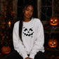 Halloween Pumpkin Face Oversize Sweatshirt