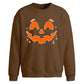 Spooky Pumpkin Oversized Halloween Sweatshirt