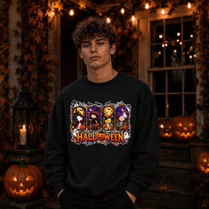 Halloween Oversize Sweatshirt Peanuts Spooky Season Tee
