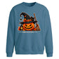 Halloween Cat Pumpkin Oversize Sweatshirt