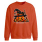 Halloween Cat Pumpkin Oversize Sweatshirt