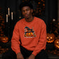 Halloween Cat Pumpkin Oversize Sweatshirt