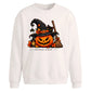 Halloween Cat Pumpkin Oversize Sweatshirt