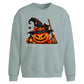 Halloween Cat Pumpkin Oversize Sweatshirt