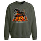 Halloween Cat Pumpkin Oversize Sweatshirt