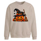 Halloween Cat Pumpkin Oversize Sweatshirt