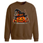 Halloween Cat Pumpkin Oversize Sweatshirt