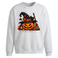 Halloween Cat Pumpkin Oversize Sweatshirt