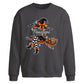Personalised Witch Broom Halloween Oversized Sweatshirt