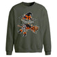 Personalised Witch Broom Halloween Oversized Sweatshirt