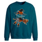 Personalised Witch Broom Halloween Oversized Sweatshirt