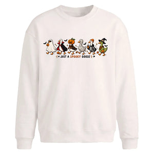 Halloween Spooky Goose Oversize Sweatshirt