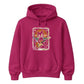 Retro Unisex Rock Cat Graphic Hoodie