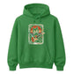 Retro Unisex Rock Cat Graphic Hoodie