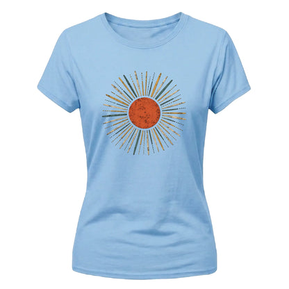 Retro Ladies Sunburst Graphic Tee