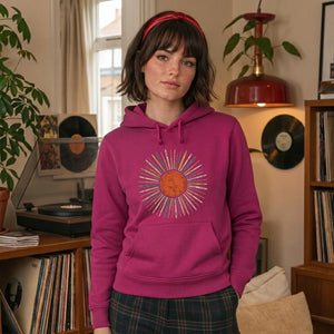 Retro Sun Graphic Unisex Hoodie