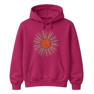 Retro Sun Graphic Unisex Hoodie