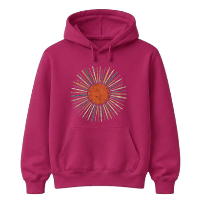Retro Sun Graphic Unisex Hoodie