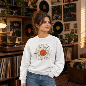 Retro Sunburst Unisex Sweatshirt
