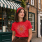 Retro sunburst graphic unisex t-shirt