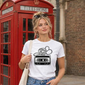 Retro Cassette Tape Graphic Unisex T-Shirt
