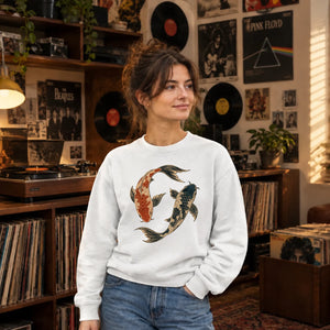 Koi fish retro unisex sweatshirt