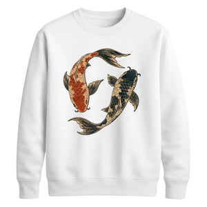 Koi fish retro unisex sweatshirt