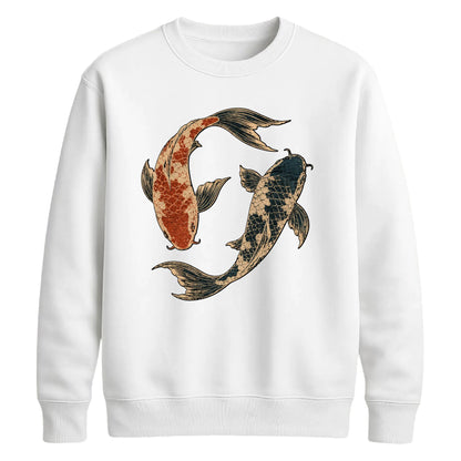 Koi fish retro unisex sweatshirt