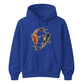 Yemporal koi fish print retro unisex hoodie