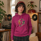 Yemporal koi fish print retro unisex hoodie