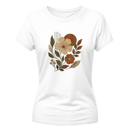Retro Ladies T Shirt Floral Botanical Boho Tee
