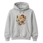 Retro Unisex Hoodie Floral Botanical Graphic Jumper