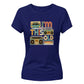 Retro Ladies T Shirt Vintage Boombox Graphic Tee