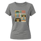 Retro Ladies T Shirt Vintage Boombox Graphic Tee