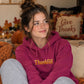 Thankful Slogan Thanksgiving Unisex Hoodie