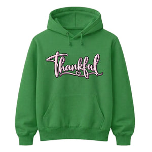Thankful Thanksgiving Unisex Cosy Graphic Hoodie