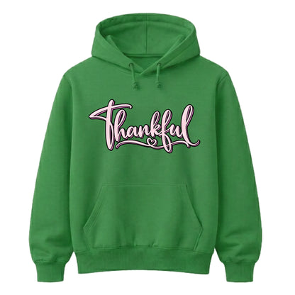 Thankful Thanksgiving Unisex Cosy Graphic Hoodie
