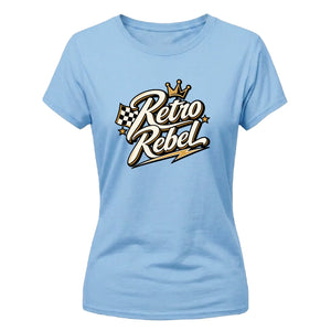 Retro Rebel Graphic Retro Ladies T-Shirt