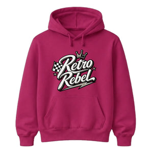 Retro Rebel Graphic Retro Unisex Hoodie