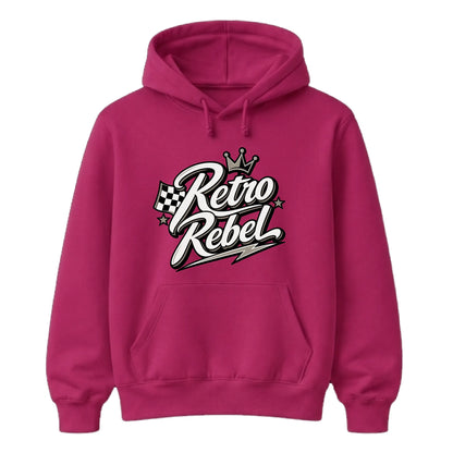 Retro Rebel Graphic Retro Unisex Hoodie