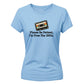 Retro Ladies T Shirt Cassette Print Graphic Tee