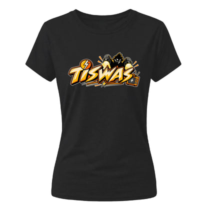 Tiswas Graphic Retro Ladies T-Shirt