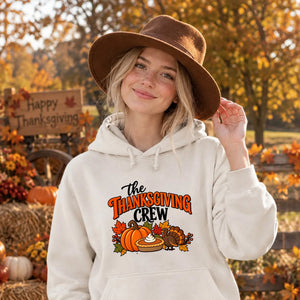 The Thanksgiving Crew Unisex Thanksgiving Unisex Hoodie