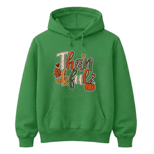 Cosy Thankful Graphic Thanksgiving Unisex Hoodie