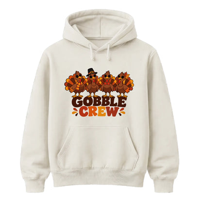 Gobble Crew Thanksgiving Unisex Hoodie
