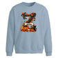 Custom Halloween Oversized Initial Sweatshirt