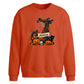 Custom Halloween Oversized Initial Sweatshirt