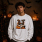 Custom Halloween Oversized Initial Sweatshirt