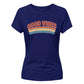 Good Vibes Retro Ladies T Shirt